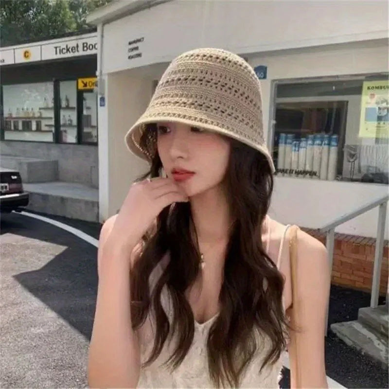 Women's Wide Brim UV Sun Bucket Hat – Beach Travel Hiking