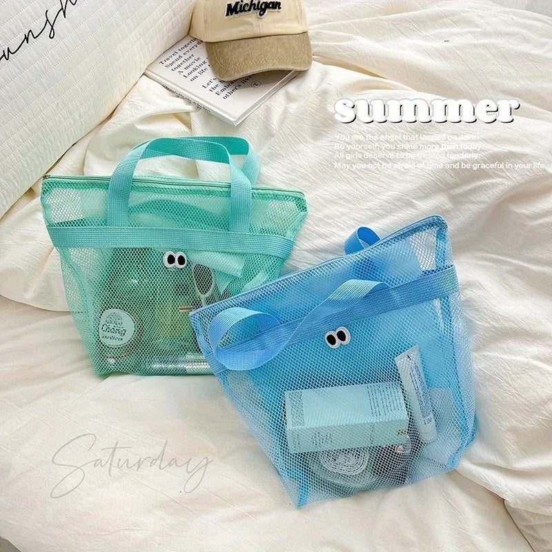 Portable Mesh Shower Caddy | Quick-Dry Travel Toiletry Bag