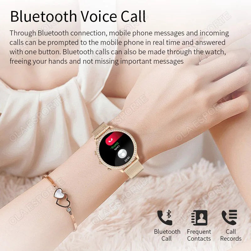 Ola Esporte Women's Smart Watch | Bluetooth Calls & Fitness Tracker