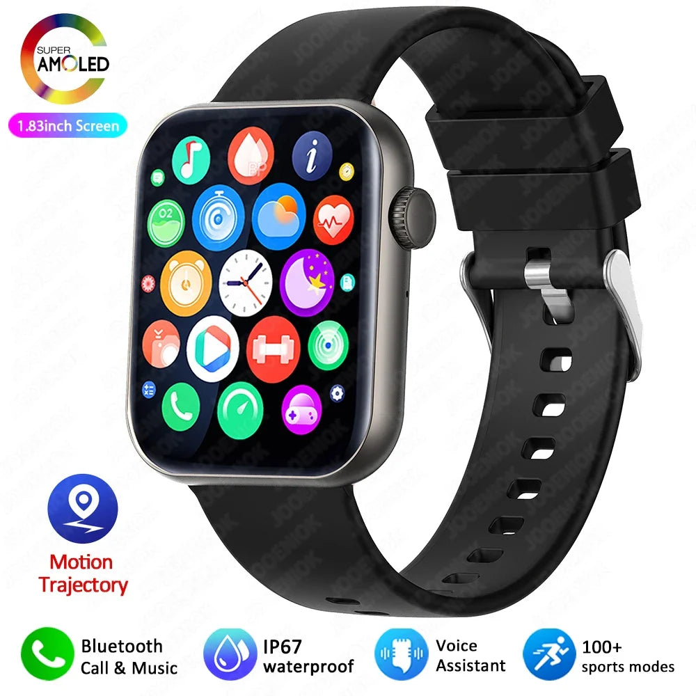 Jooeniok Women's Smartwatch – Bluetooth, AMOLED & Fitness Tracker