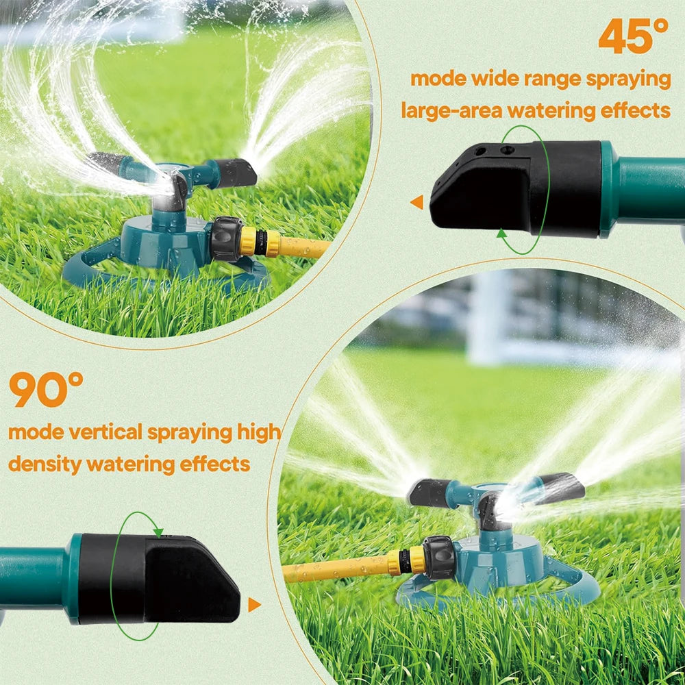 Sprinkler Nozzle 360 Degree Automatic Rotating Water Spray Garden Lawn Automatic Sprinkler Garden Watering Irrigation Supplies Peaceful Pleasures Health and Wellness