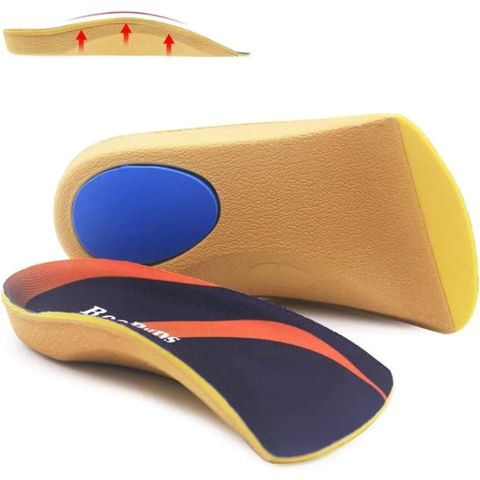 1Pair Orthotic Shoe Insoles with High Arch Support, Shock Absorbing Anti-Fatigue Inserts for Walking Running Standing All Day Peaceful Pleasures Health and Wellness