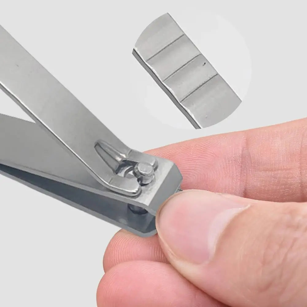 Stainless Steel Straight Nail Clipper | Home Nail Trimmer