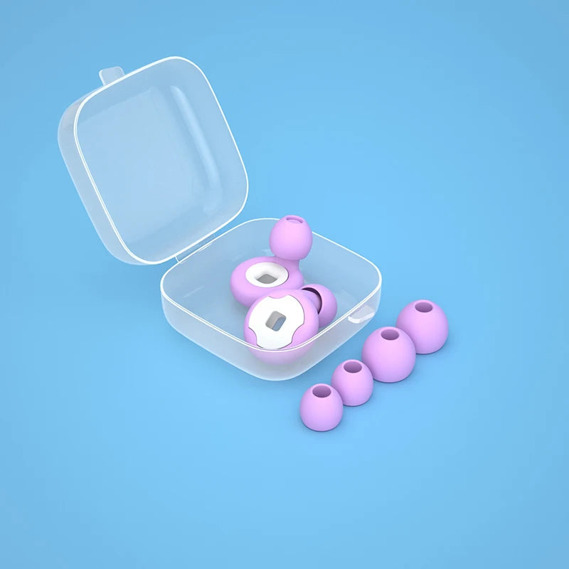 Silicone Noise-Reducing Earplugs | Sleep, Travel & Focus