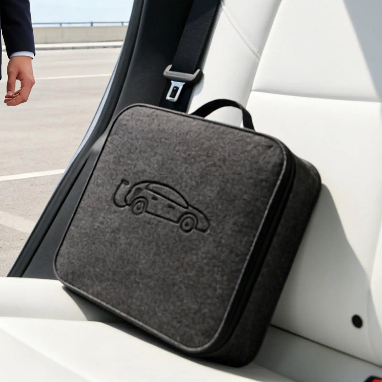 EV Charger Storage Bag – Waterproof Shockproof Organizer