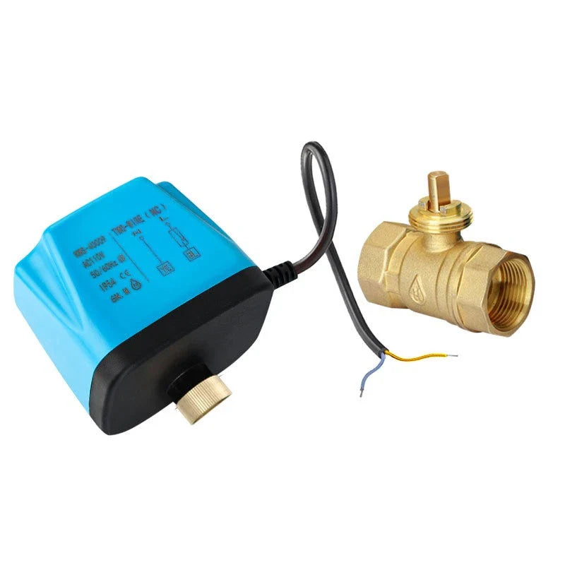 Brass Electric Ball Valve DC12V/24V | 1/2" to 2" Water Control
