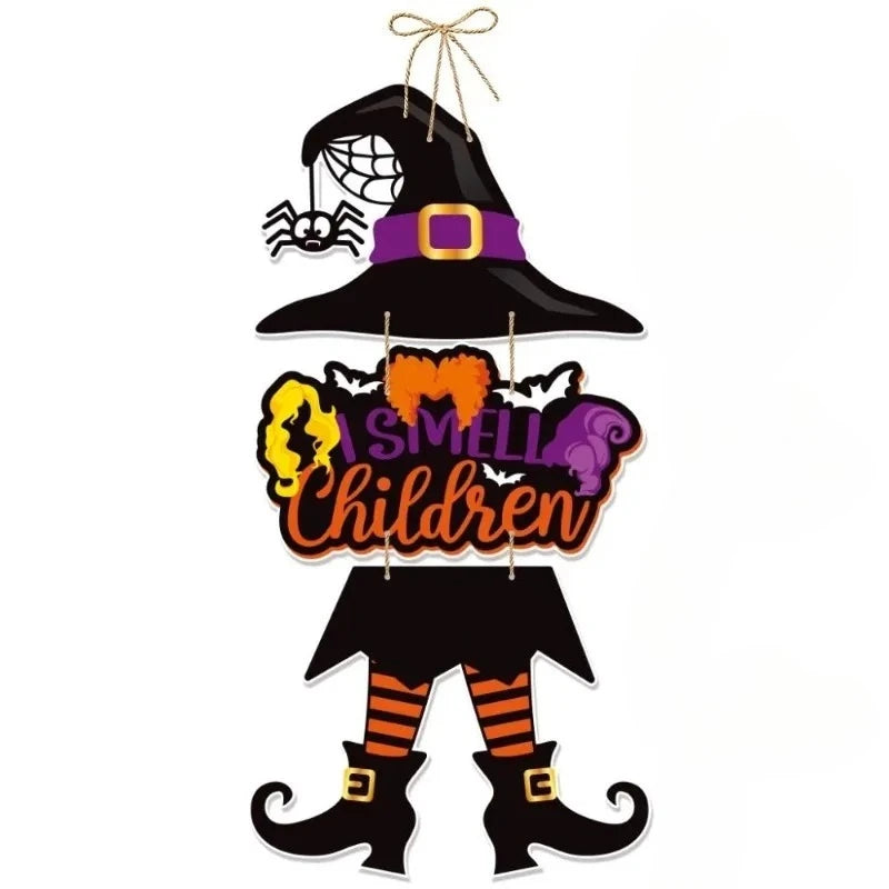 Halloween Pumpkin Bat Ghost Door Hanger Party Decoration