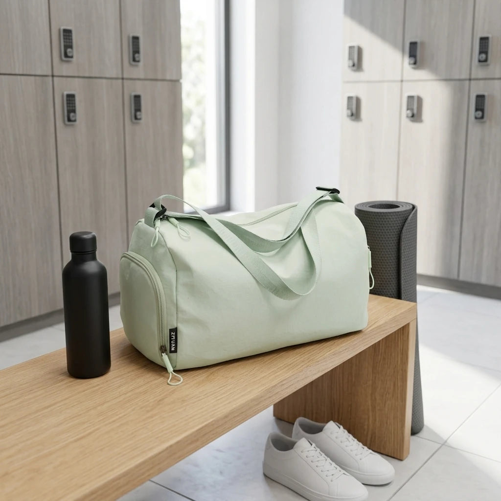 Large Capacity Gym Bag Travel Training Bag Waterproof Handheld Shoulder Bag for Fitness and Outdoor Use Peaceful Pleasures Health and Wellness