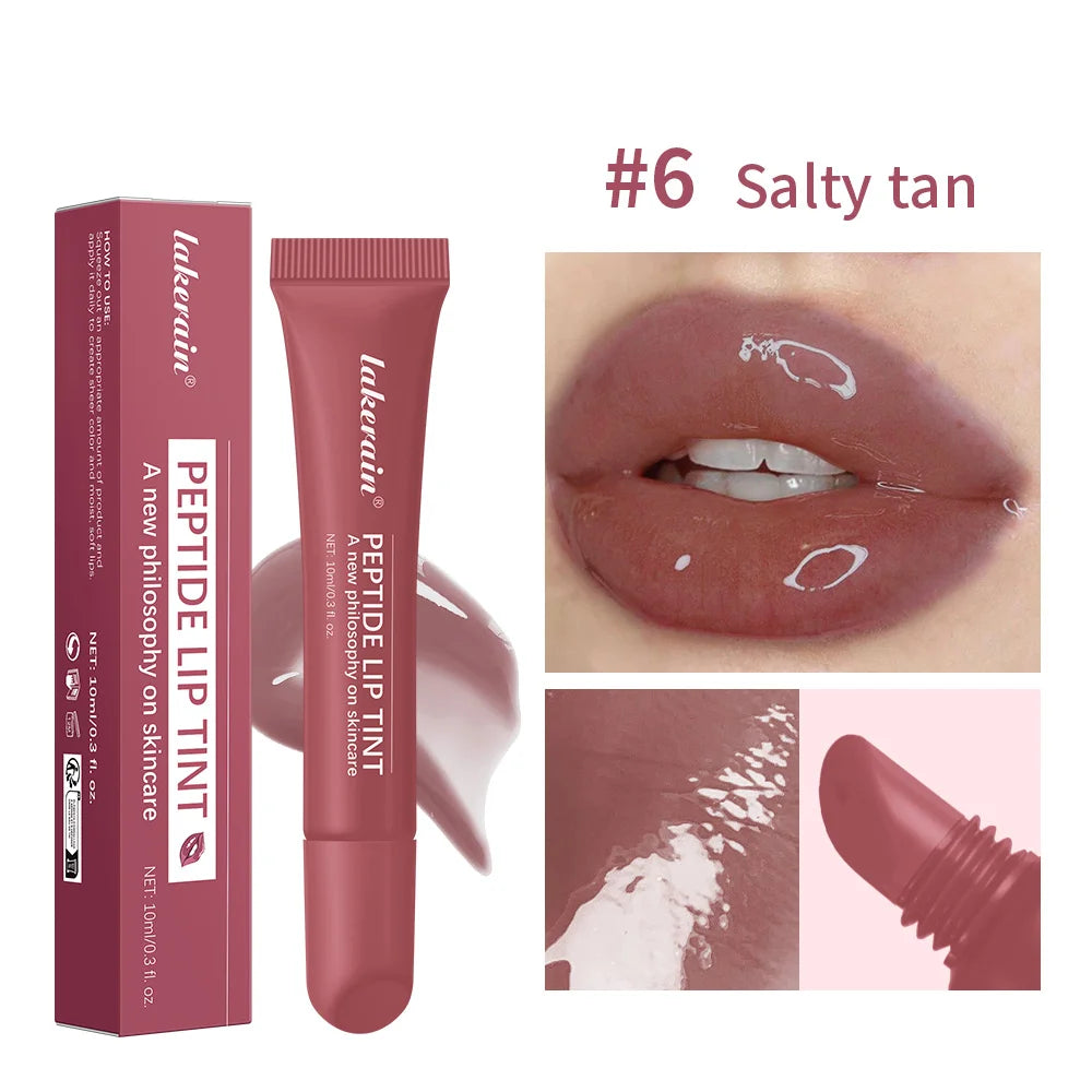 Long Lasting Moisturizing Lip Gloss Waterproof Mirror Glass Shine Transparent Color Halo Dyeing Easy Apply Cosmetics Makeup Peaceful Pleasures Health and Wellness 6salty tan
