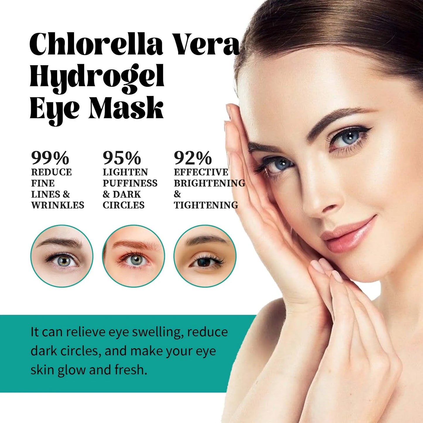 Seaweed Under Eye Patches – Dark Circles & Puffiness 60pc