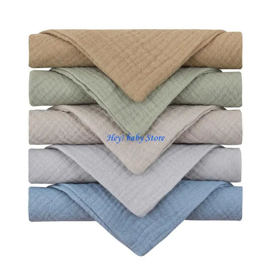 5-Pack Soft Cotton Baby Feeding Bibs & Towels | Newborn 0–1Y Baby Feeding Bibs Peaceful Pleasures Health and Wellness CN