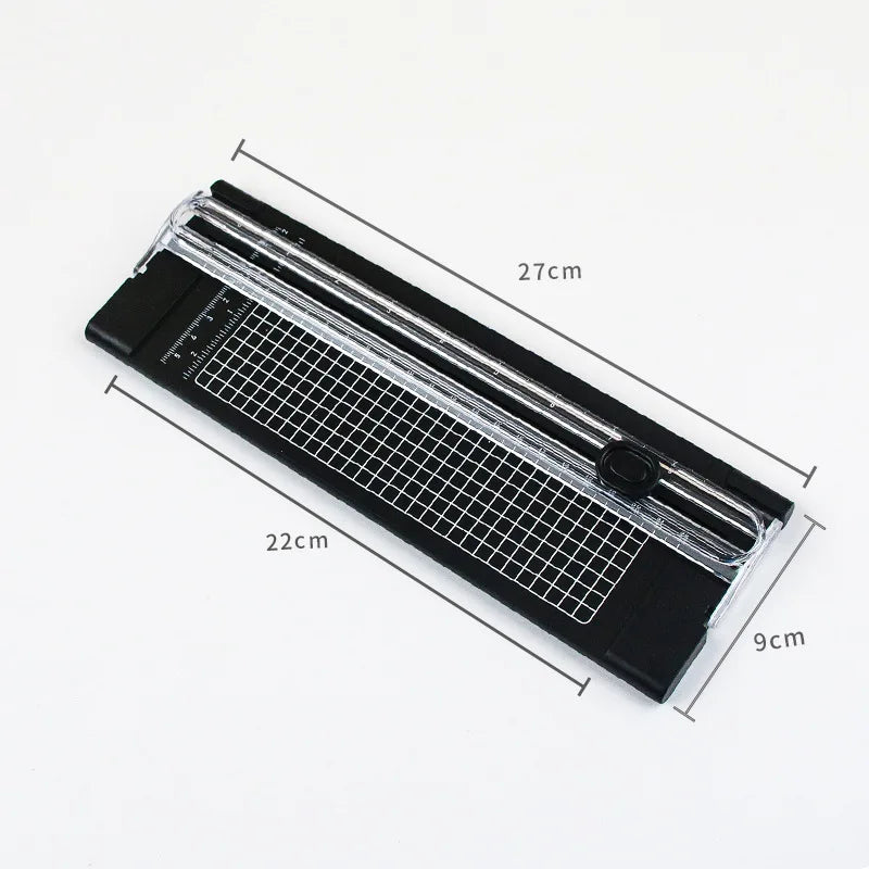A4 Paper Trimmer Security Safeguard Side Ruler Portable Straight Edge