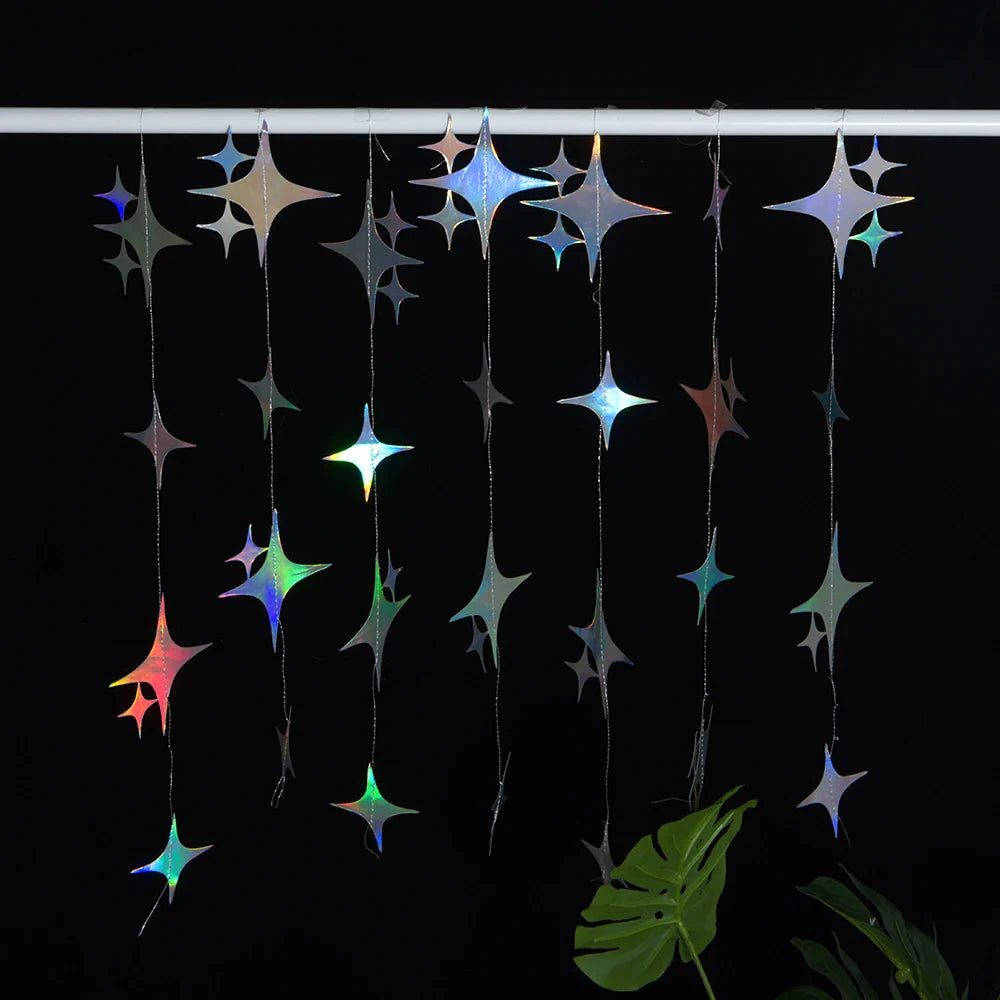 Star Hanging Decoration Pendant Set – Party & Wedding Decor