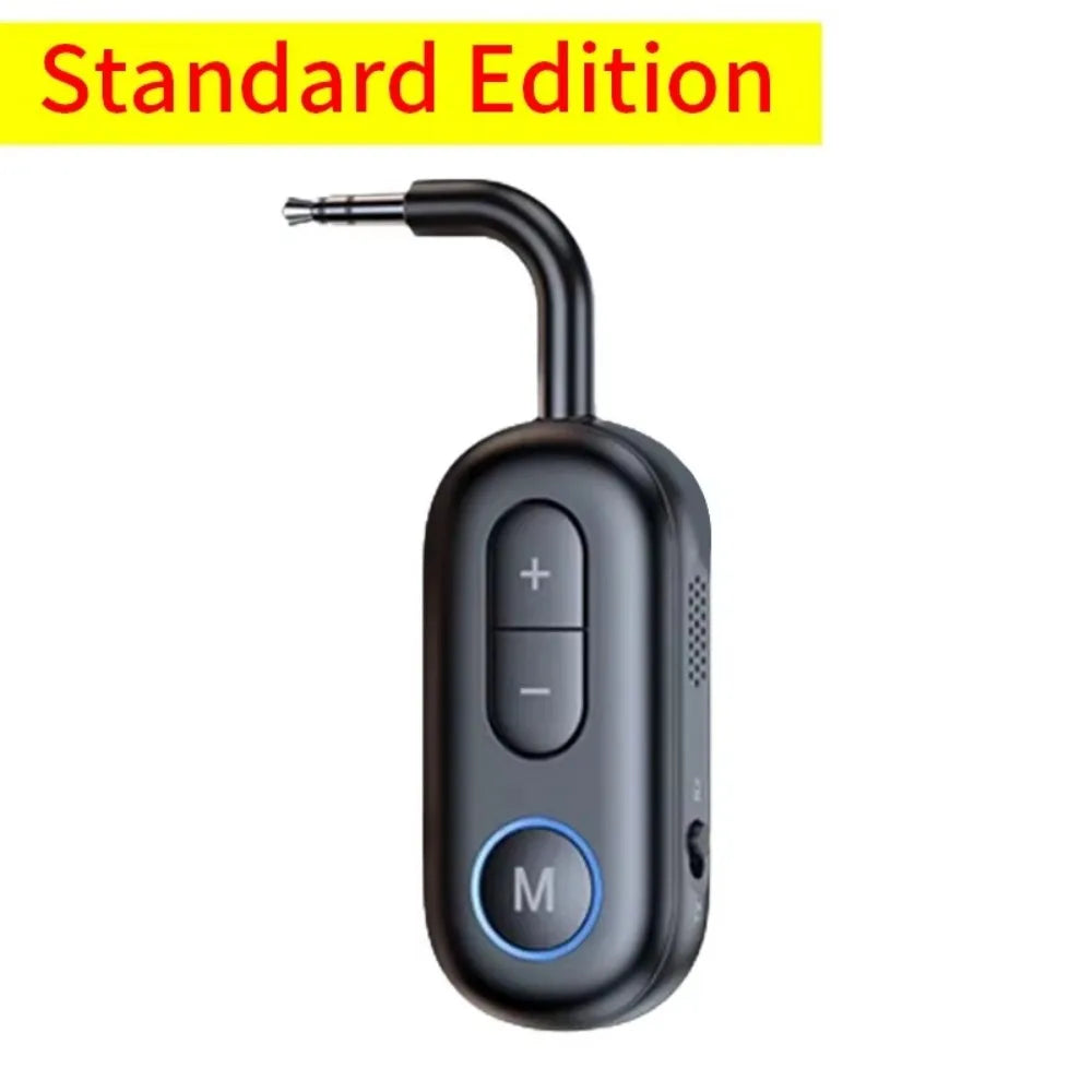 2 in 1 Bluetooth 5.4 Receiver Transmitter Mini Wireless Bluetooth Wireless Adapter Bluetooth-compatible Jack Peaceful Pleasures Health and Wellness Black