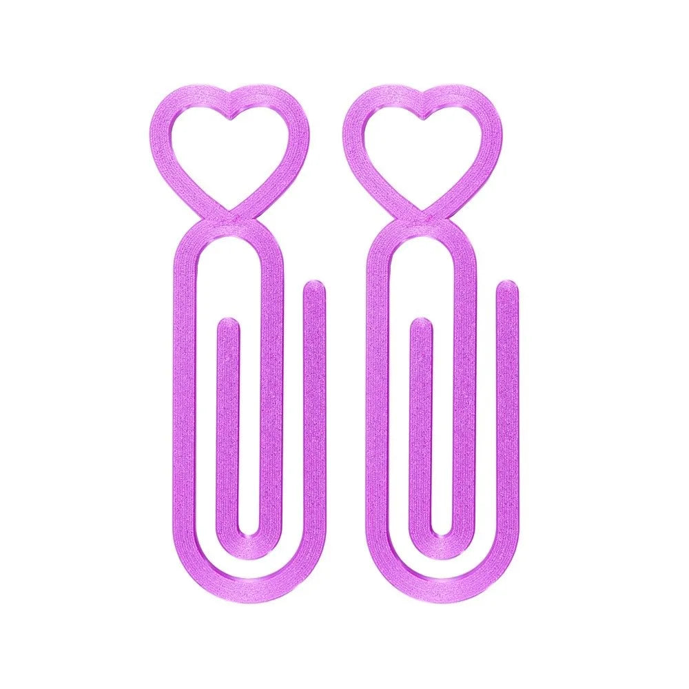 Plastic Material Diamond Painting Canvas Clip Set Heart-shaped Design Multifunction Tool Diamond Art Tools Peaceful Pleasures Health and Wellness Purple