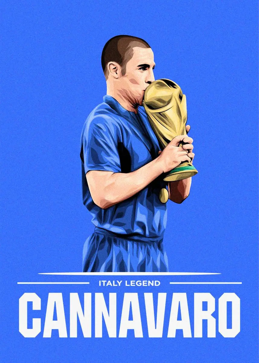 Soccer Football Star Canvas Wall Art Poster | Home Decor