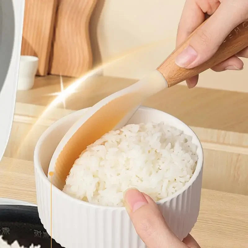 Silicone Rice & Cooking Spoon – Non-Stick, Heat-Resistant Kitchen Utensil