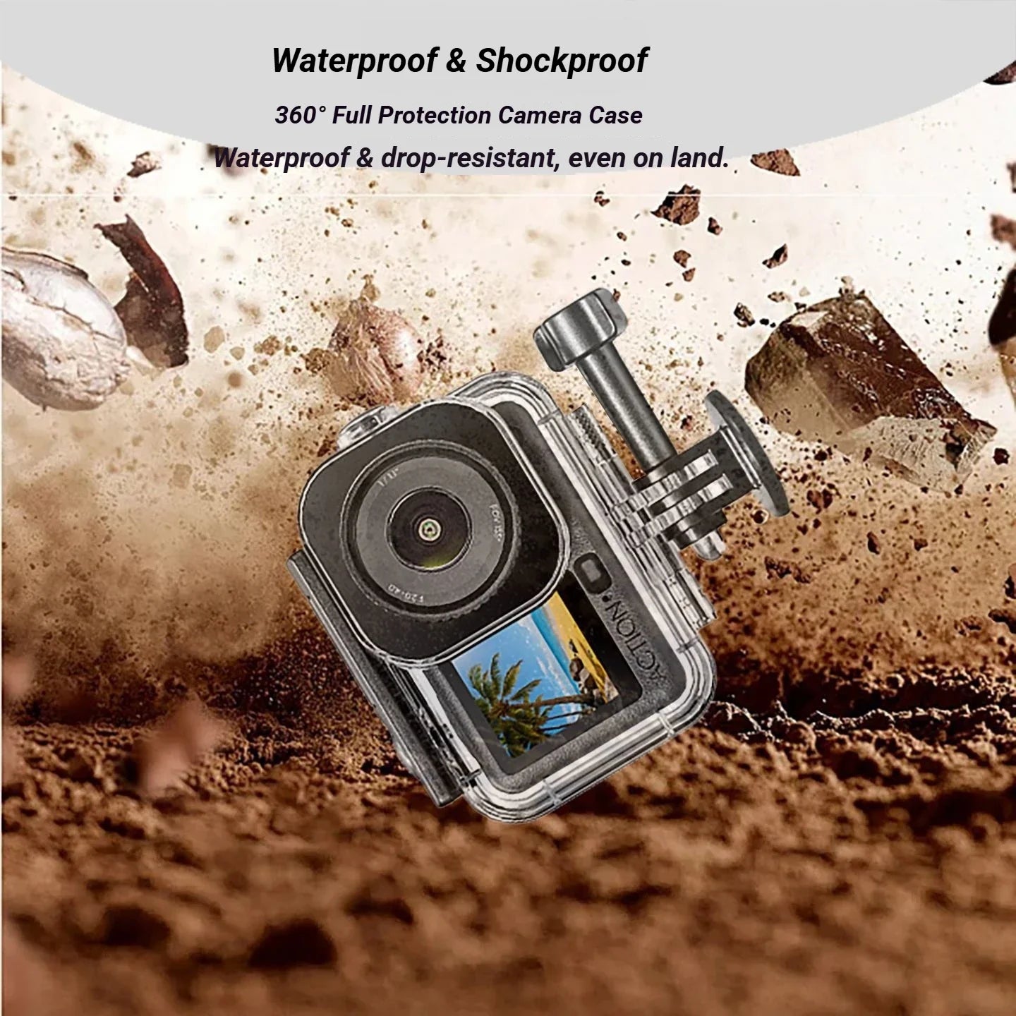 70M Waterproof Housing Case for DJI OSMO Action 6 – Dive Shell