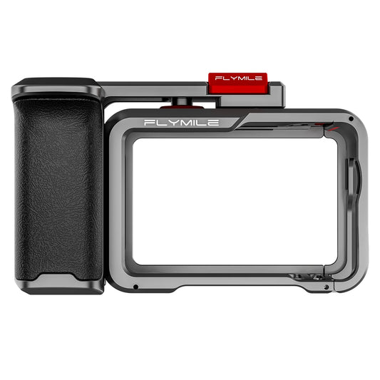Non-Slip Silicone Handle For DJI OSMO ACTION 6 Aluminum Alloy Protective Case Street Photography Mount Photography Mount Peaceful Pleasures Health and Wellness Default Title