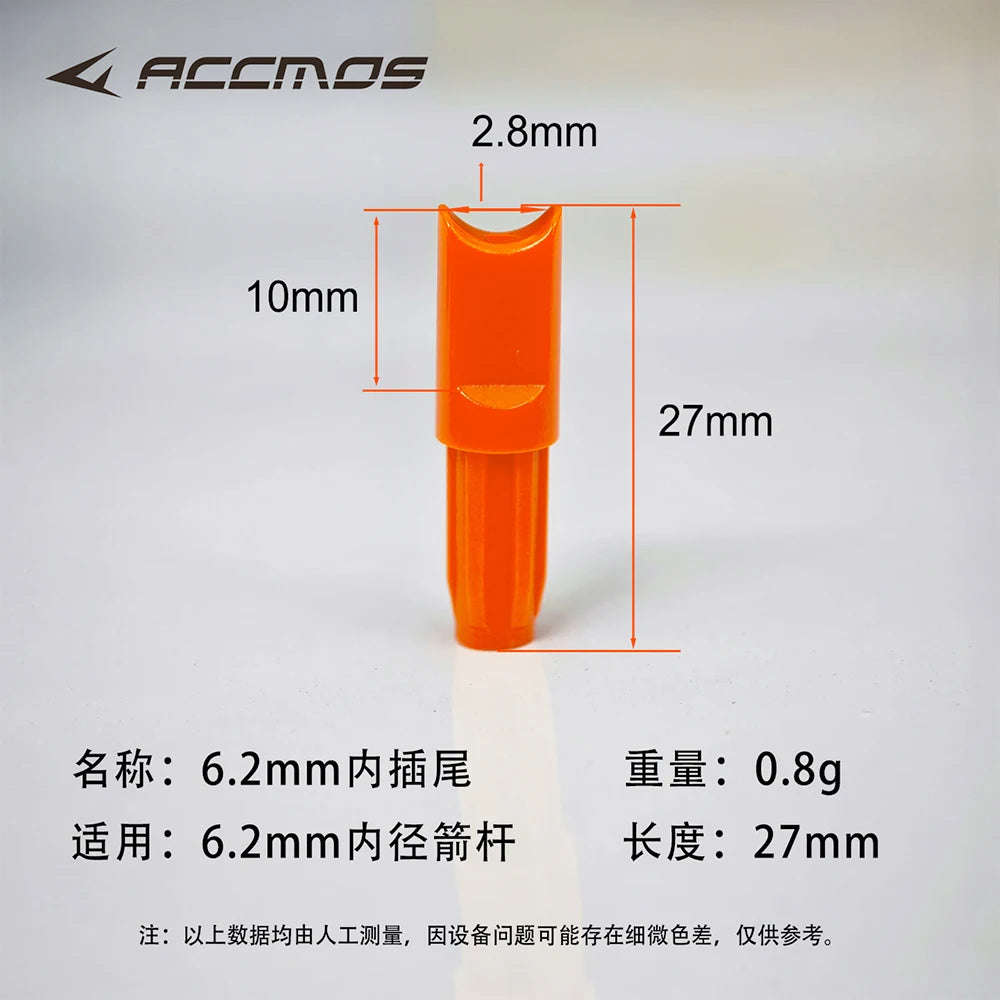 Half-moon Arrow Nocks Internal ID6 Carbon Shaft