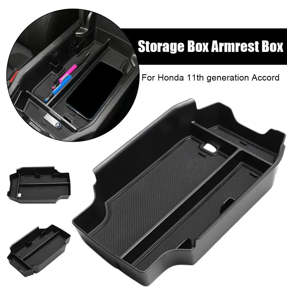 Car Central Control Armrest Box Storage Box For Honda 11th Generation Accord 2023 2024 2025 Car Storage Organizing Accessories Peaceful Pleasures Health and Wellness