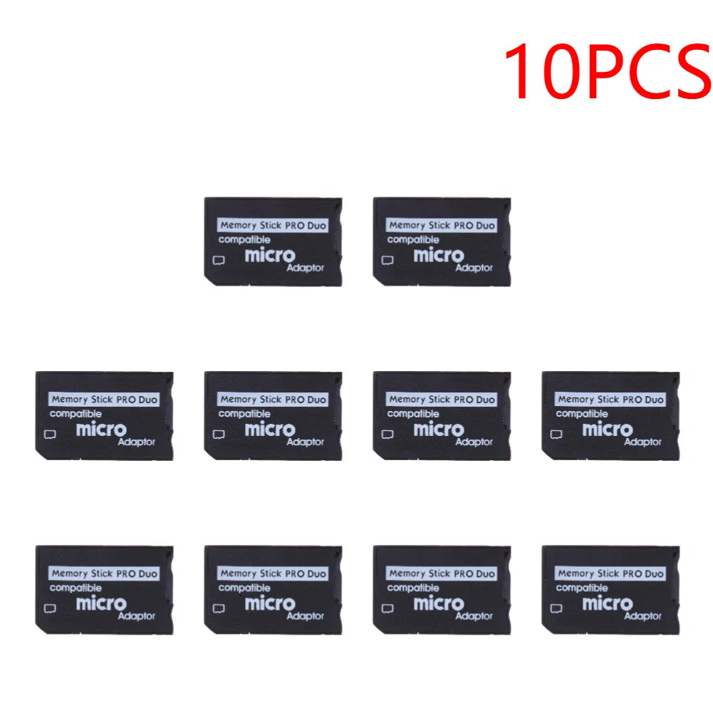 1-20PCS Mini Memory SD TF To MS Card Memory Stick Card Adapter For PSP Card Single/Dual 2 Slot Adapter For Pro Duo Plug And Play Peaceful Pleasures Health and Wellness 10PCS