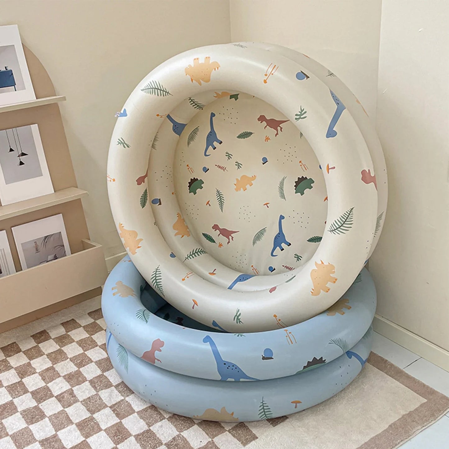 Baby Inflatable Swimming Pool Retro Blow Up Family Cute Thickened
