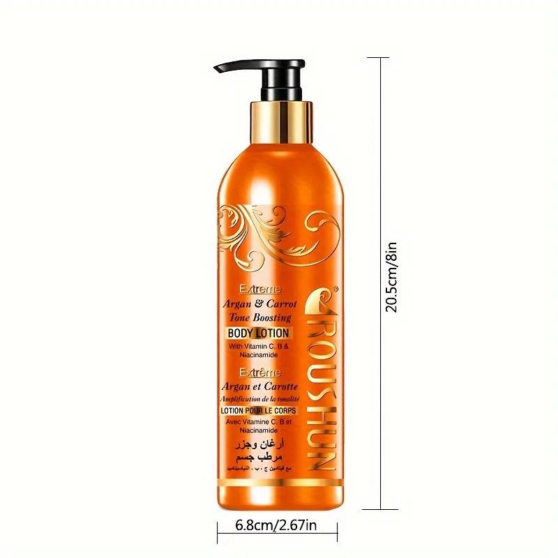 ROUSHUN Argan & Carrot Body Lotion 500ml | Deep Moisturizer