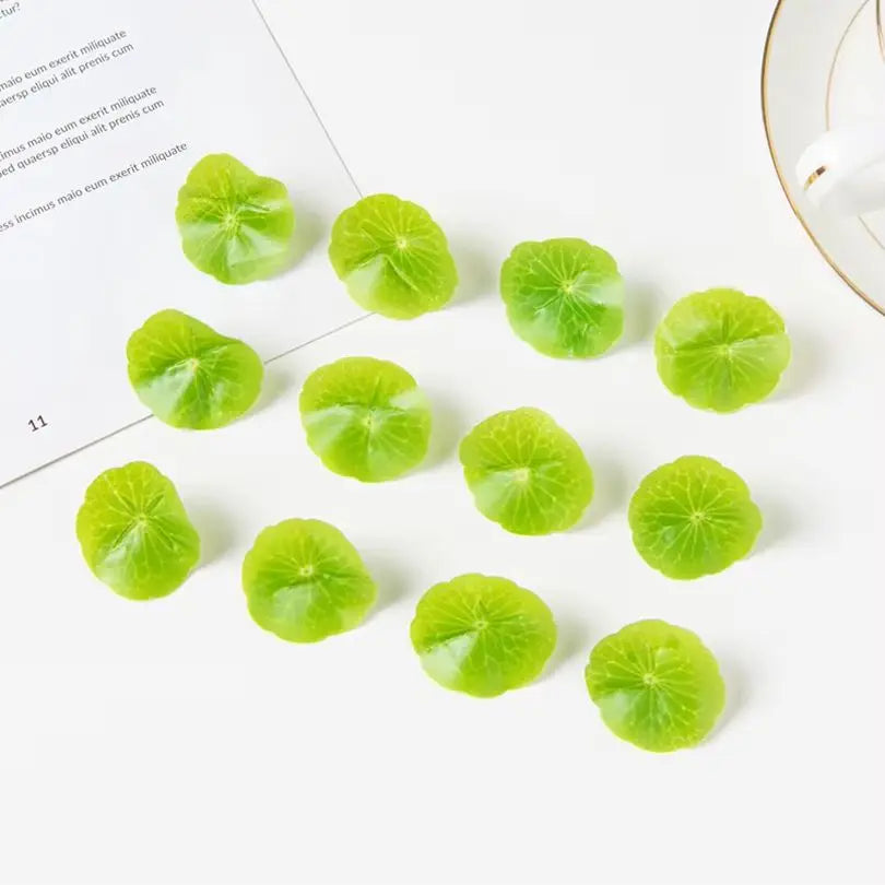 Artificial Green Lotus Leaves 50/100 Pcs – Wedding Party Decor