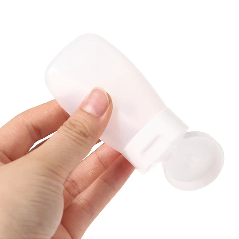 1Pcs 30/60/100ml Portable Travel Bottles Set Leak Proof Plastic Tubes Toiletries Containers Makeup Lotion Bottles for Cleaner Peaceful Pleasures Health and Wellness