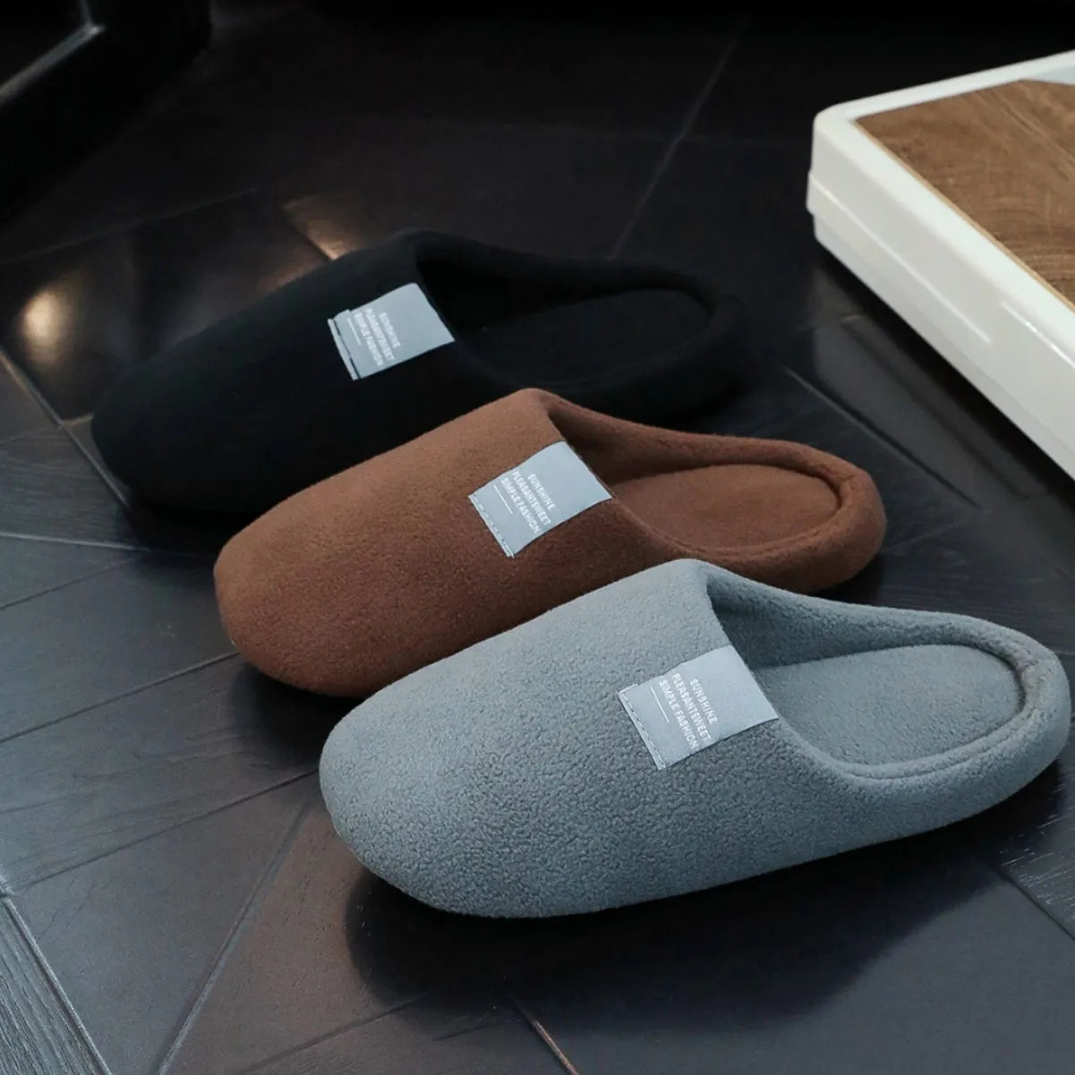 Women's Winter Plush Non-Slip Indoor Slippers – Cozy House Shoes