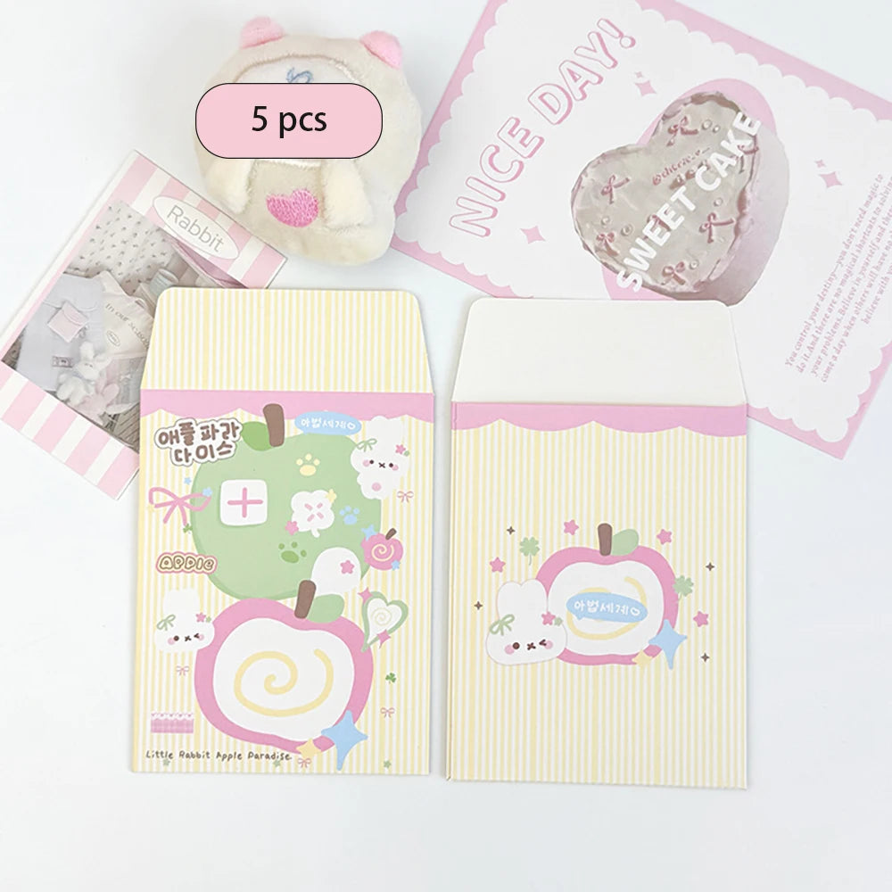 5 Small Card Sleeve Envelope Bag High-value Kraft Paper Ins Packaging