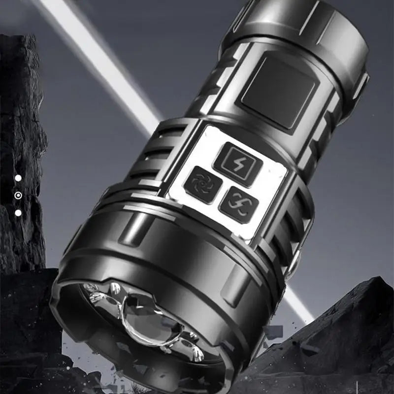 Super Bright LED Pocket Flashlight | 10,000 Lumens Rechargeable