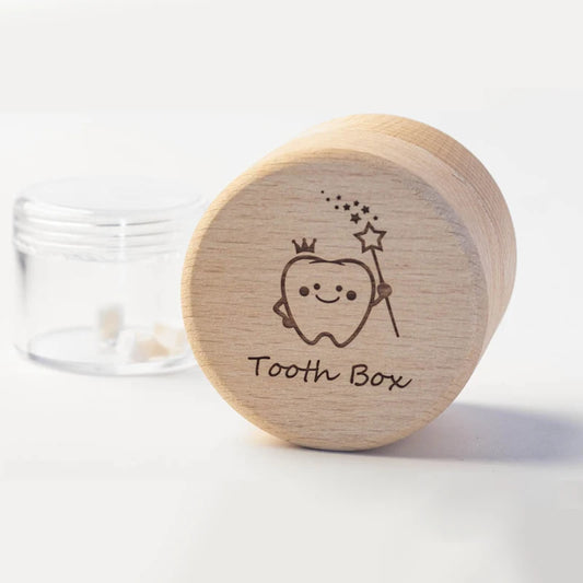 Natural Wood Tooth Fairy Box | Kids' Keepsake Storage Organizer Kids Keepsake Box Peaceful Pleasures Health and Wellness