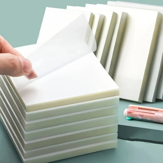 200 Sheets Transparent Sticky Notes Student Note Paper Waterproof Peaceful Pleasures Health and Wellness