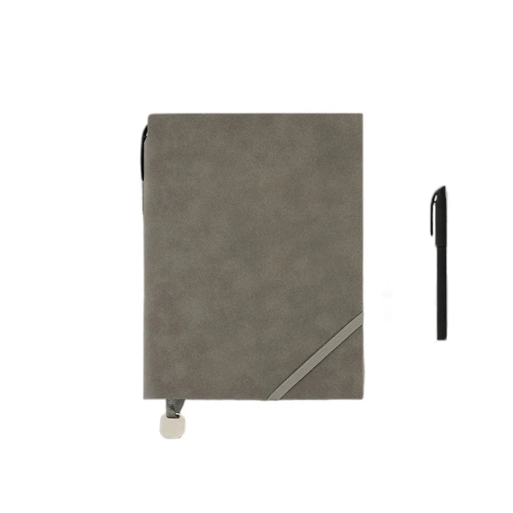 Multifunction 100sheets A5 Notebook Diary To Do List Meeting Minutes Book Stationery School Supplies Retro Notebook Girls Peaceful Pleasures Health and Wellness Grey
