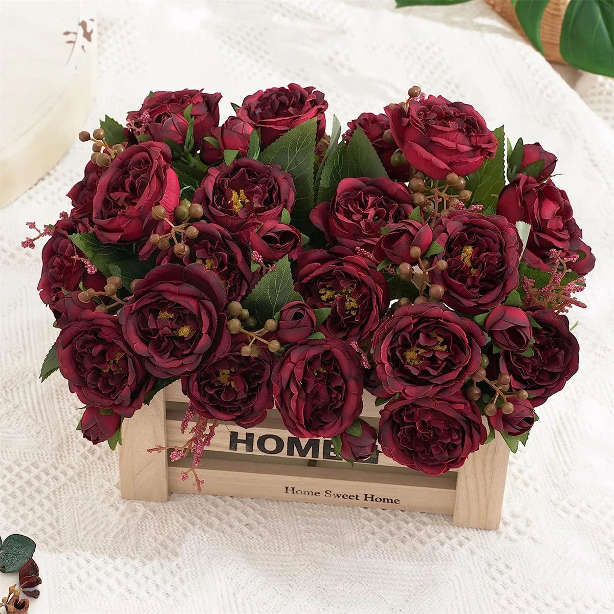 Artificial Silk Peony Roses | Wedding & Home Décor Flowers