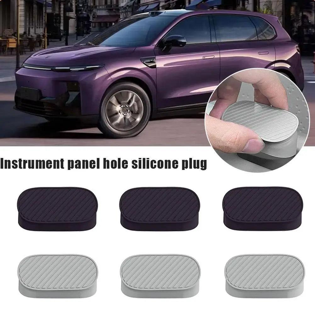 Silicone Hole Plugs for Leapmotor B10 Passenger Dashboard Custom Fit Anti-Dust Car Interior Modification Accessories 3PCS Peaceful Pleasures Health and Wellness