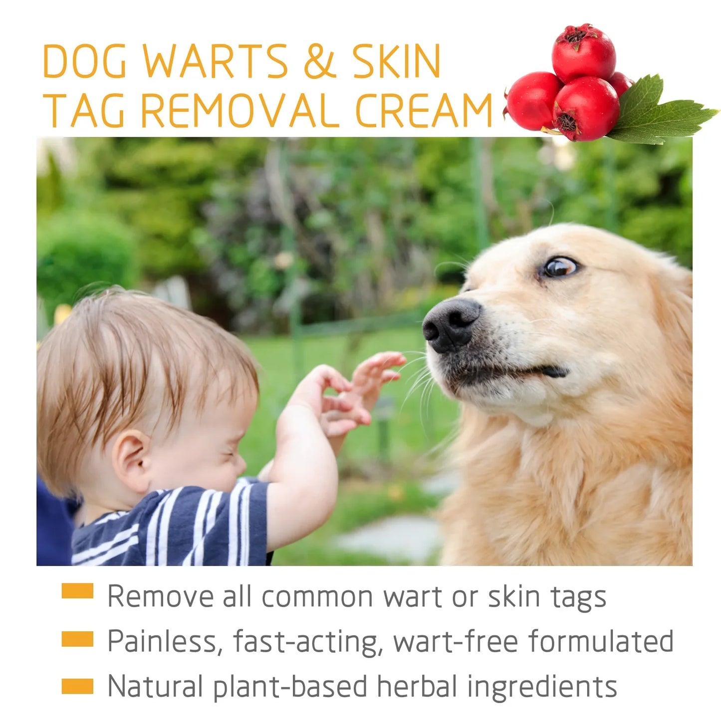 YEGBONG Pet Wart & Mole Removal Cream – 20g Skin Repair