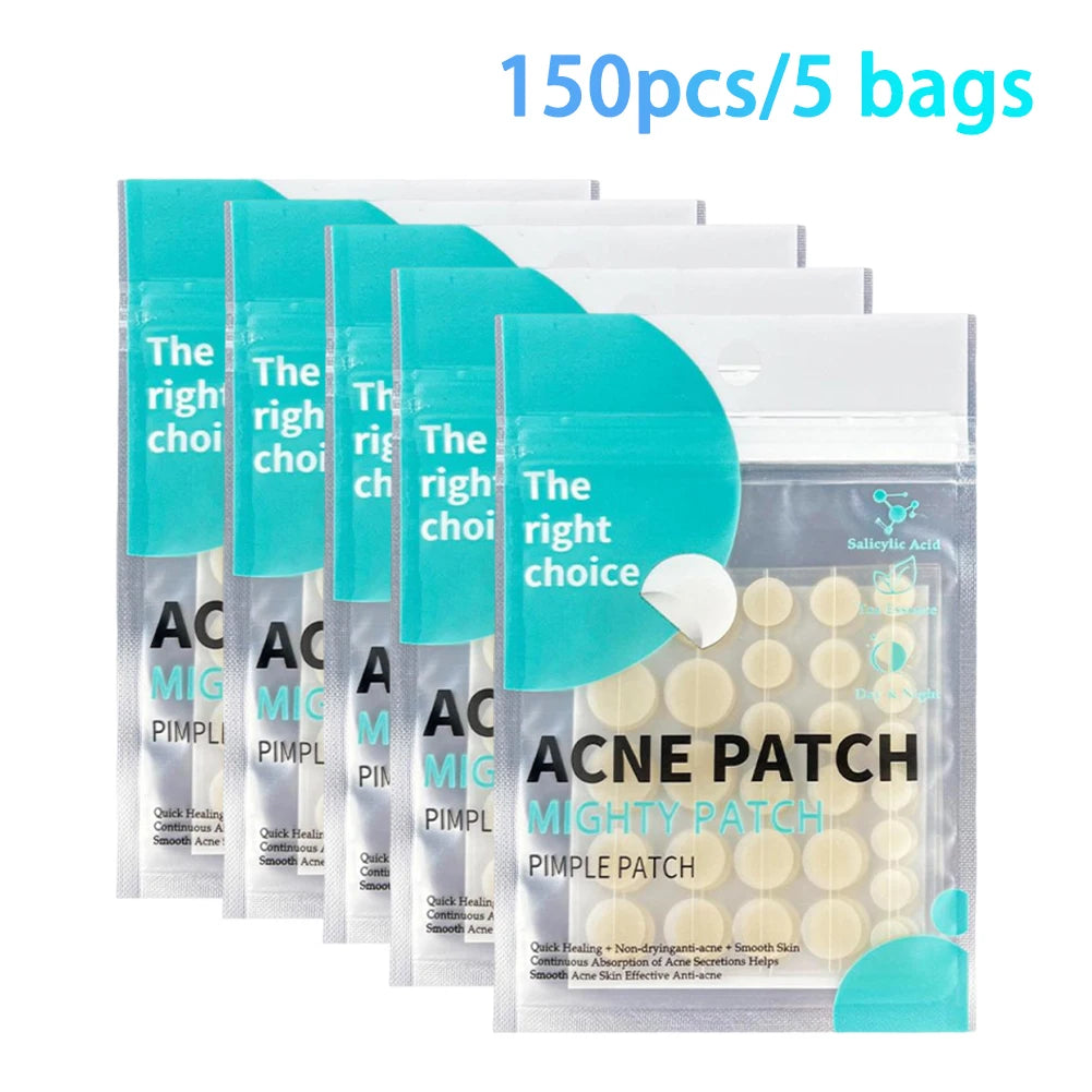 Eelhoe Acne Patches – Hydrocolloid, Salicylic Acid & Tea Tree Oil Acne Pimple Patch Peaceful Pleasures Health and Wellness 5 bags