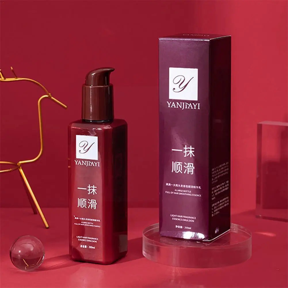 200ml Smoothing Hair Conditioner Hair Leave-in Conditioner Wash-free Film Frizz Hair Conditioner Care Anti Frizz-improving Y8R4 Peaceful Pleasures Health and Wellness