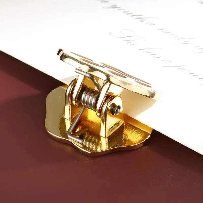 Cute Cat Paw Metal Binder Clips Student Paper File Organizer Note Photo Clip Office Desk Bill Storage Decorative Clips Peaceful Pleasures Health and Wellness