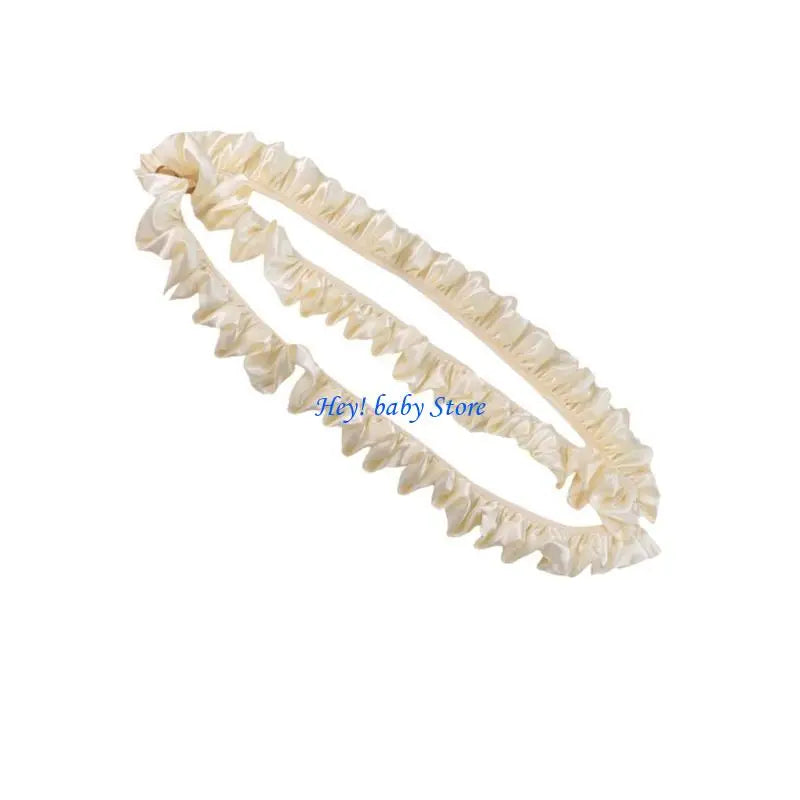 Ruffled Lace Trim for Baby Strollers | Polyester Decorative Accent