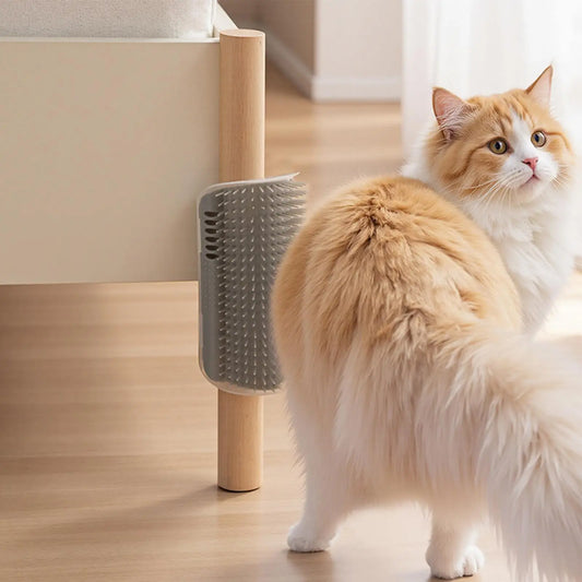 Wall Mounted Self-Cleaning Pet Grooming Brush & Comb Pet Grooming Brush Peaceful Pleasures Health and Wellness