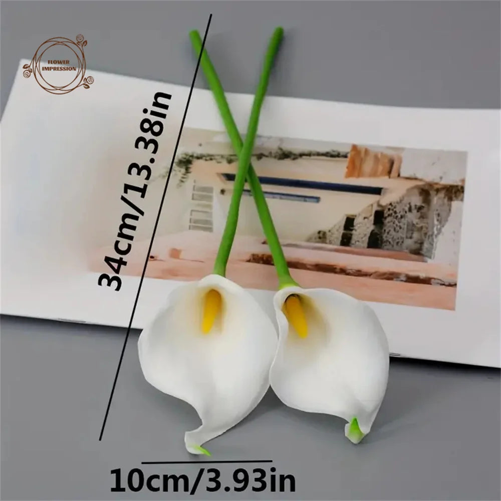 10pcs Artificial Calla Lily Flowers | Wedding & Home Décor