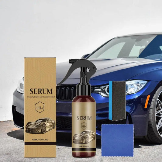 Car Ceramic Coating Kit Cleaning Maintenance Paint Protection Anti Scratch Hydrophobic Shine Long Lasting For All Cars Home Peaceful Pleasures Health and Wellness