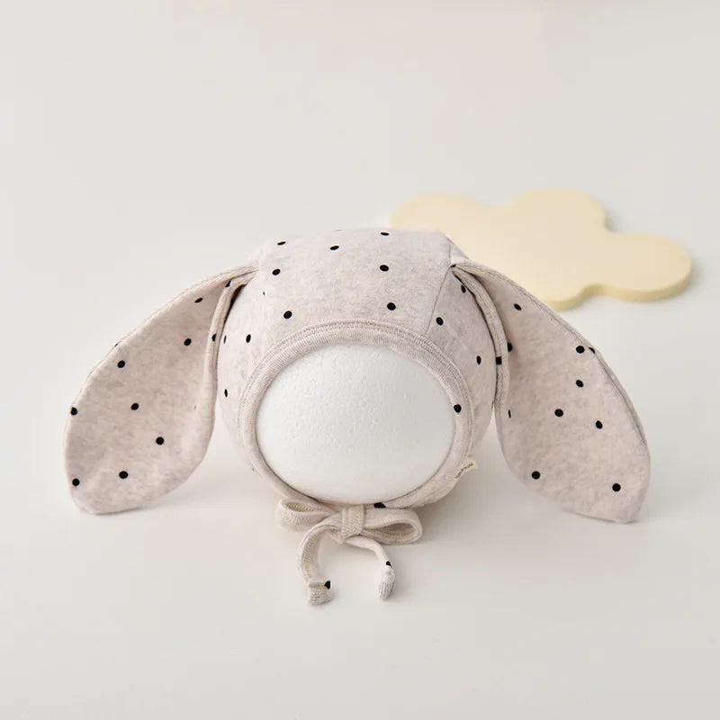 Newborn Baby Bunny Ear Knit Hat – Soft Cotton Infant Beanie