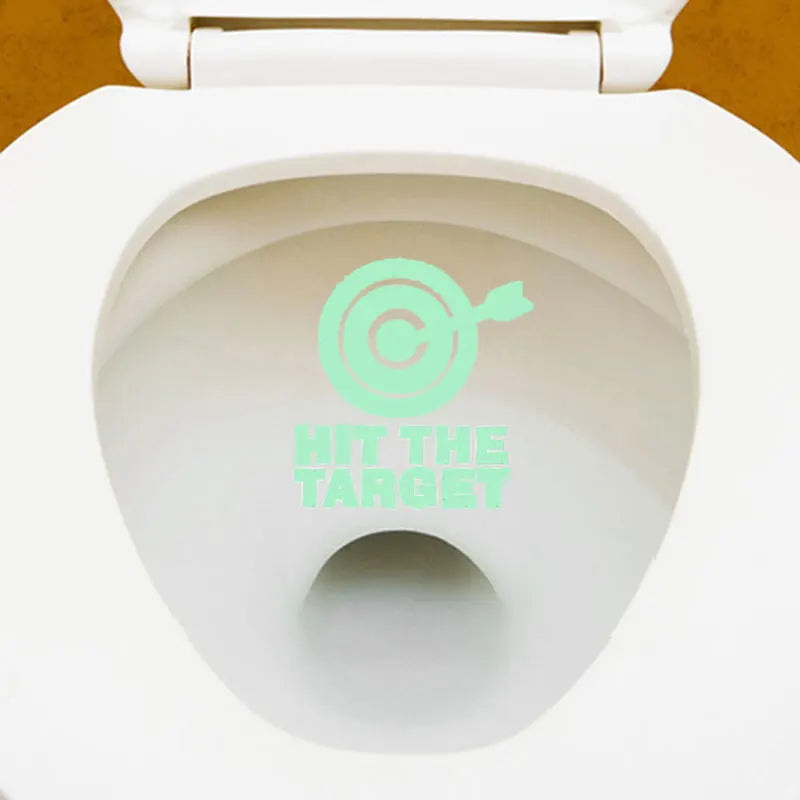 Glow in the Dark Toilet Stickers – Waterproof Bathroom Decals