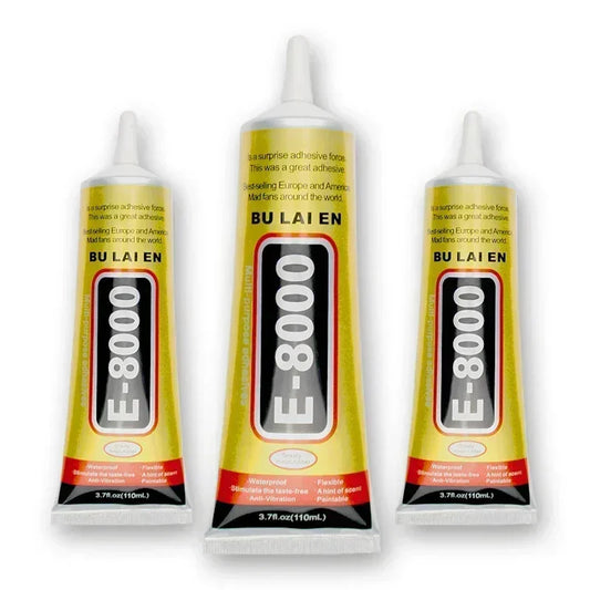 15ML 25ML 50ML 110ML E8000 Clear Contact Phone Repair Adhesive Fibre Cloth DIY Metal Wood Glue With Precision Applicator Peaceful Pleasures Health and Wellness