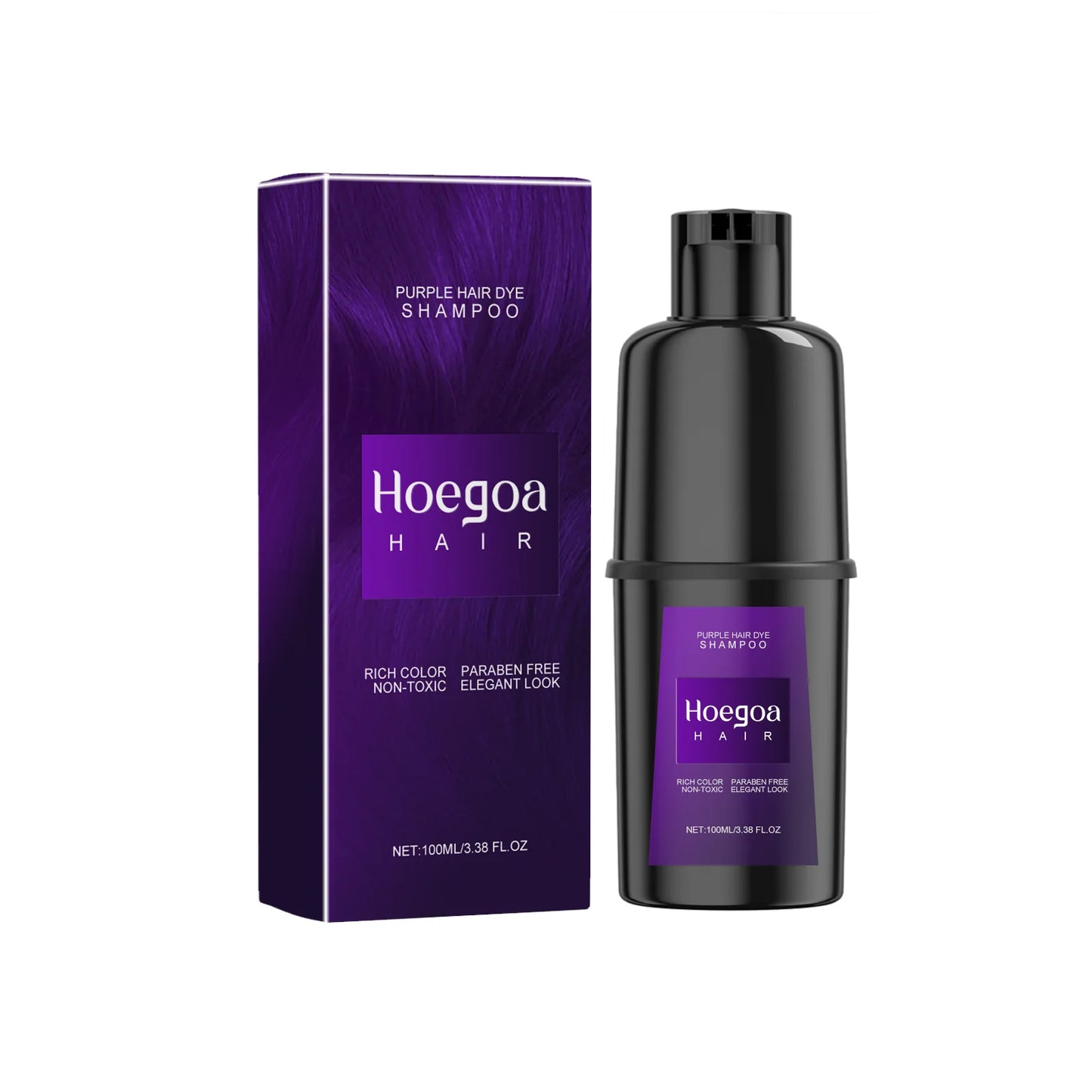 HOEGOA Herbal Hair Dye Shampoo | Color & Nourish in 1 Step